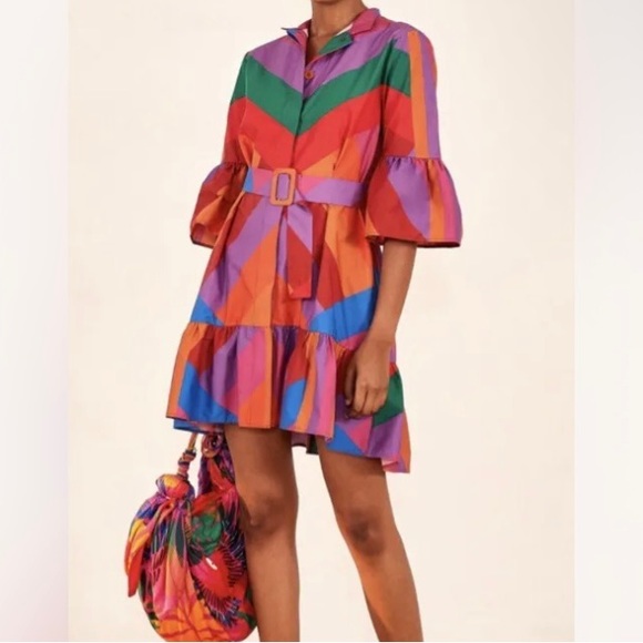 Farm Rio Dress. Size S - Picture 2 of 3